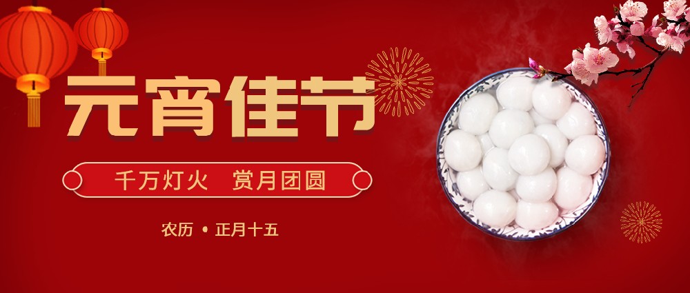 欢度元宵，好运常年!生活乐开怀!